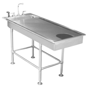 Economy low profile stainless veterinary tub table