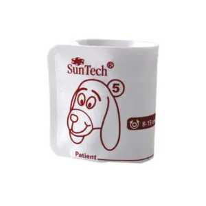 Suntech Neonate #2 Burgundy Dog Blood Pressure Cuff for Veterinary & Animal Health